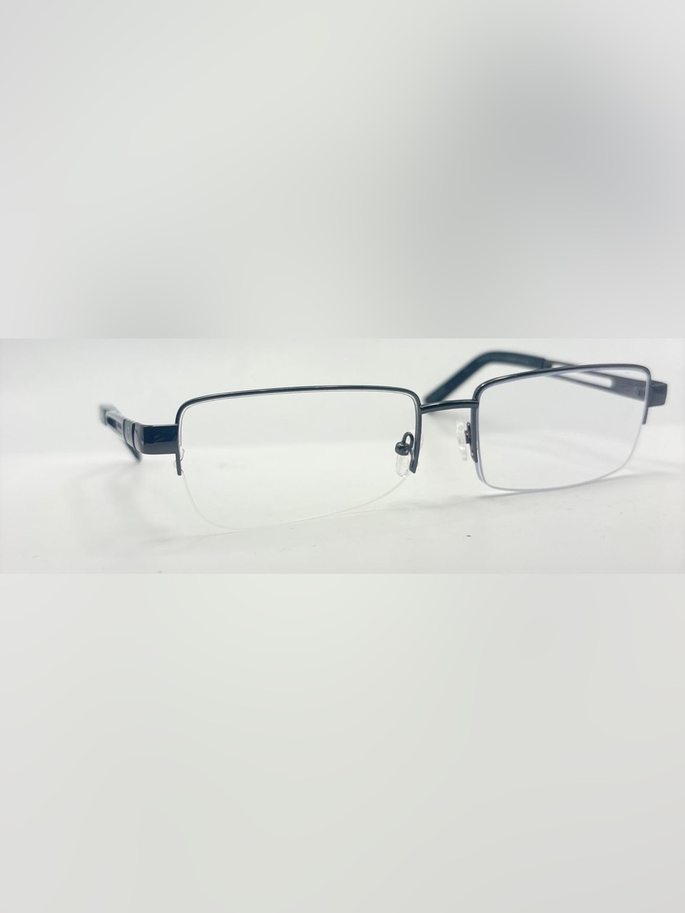 Fatheadz Eyewear FH-00187 Gunmetal Oval Half-Rim Sunglasses Frames Only